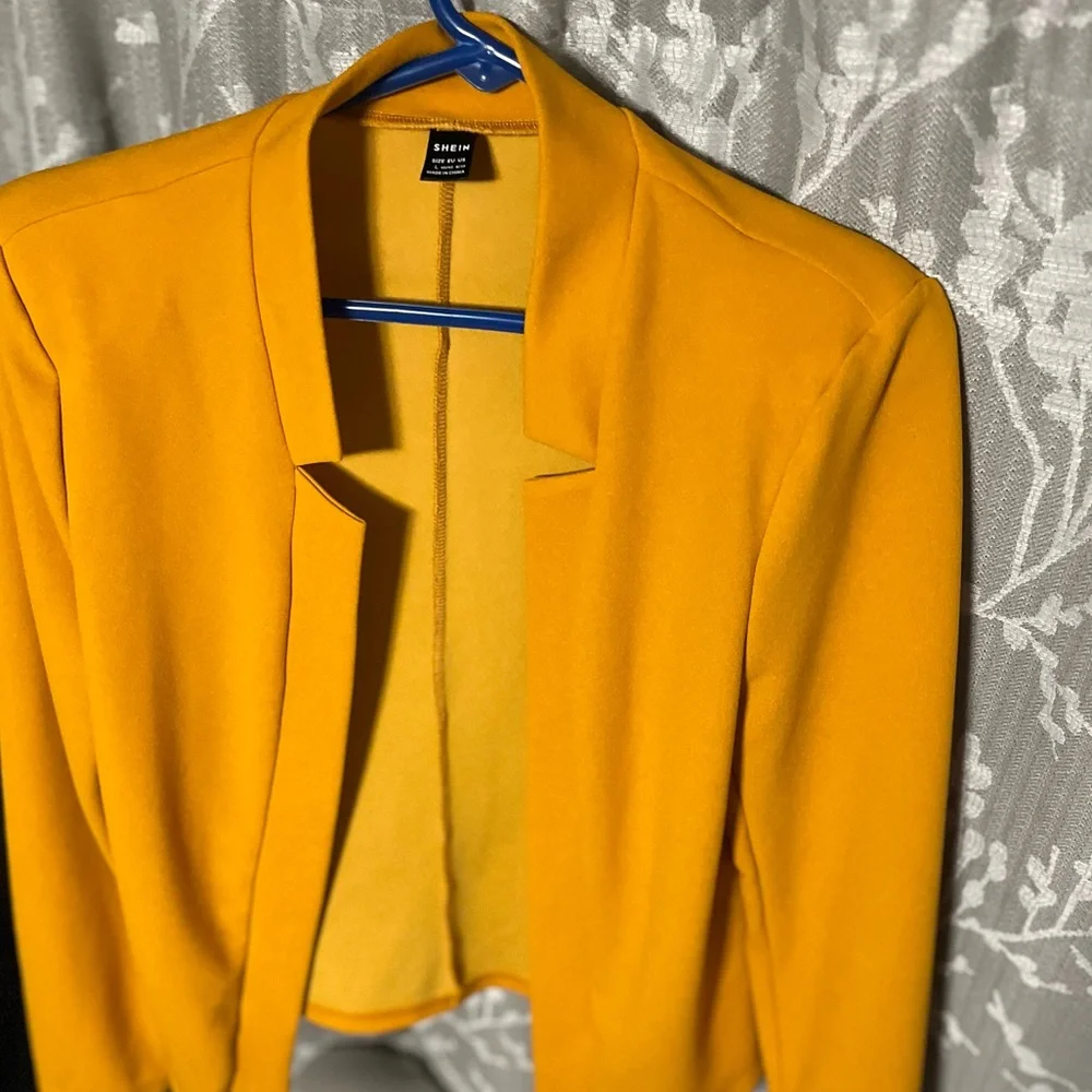 Women’s Blazer Jacket Size Large (With Shoulder pads) - Picture 3 of 12